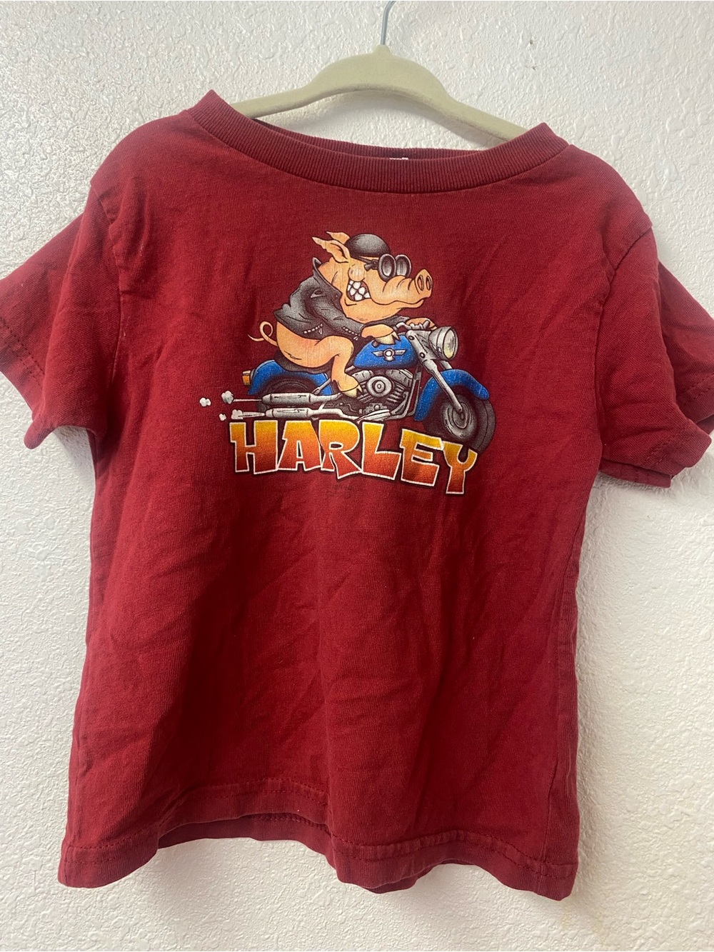 Harley Graphic Red Kids T-Shirt